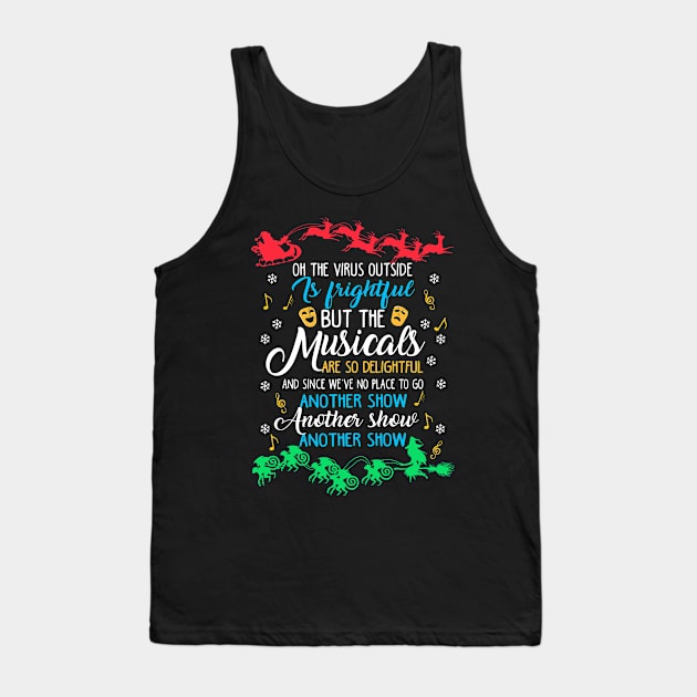 Broadway Ugly Christmas Sweater Tank Top by KsuAnn